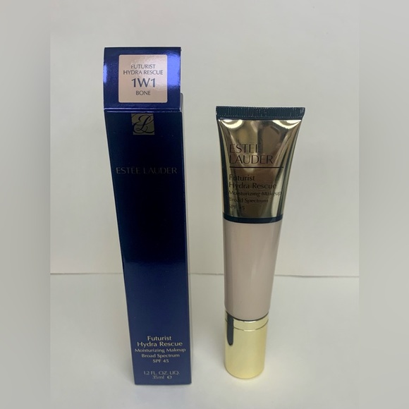 ESTEE LAUDER 1W1 Bone Futurist Hydra Rescue Moisturizing Foundation SPF45 - Picture 1 of 2